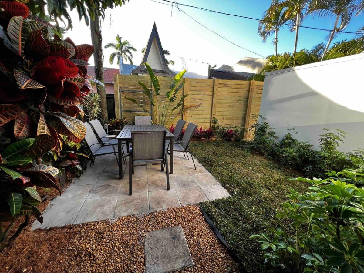 Charming 2 Bedroom Apartment In Victoria Park Fort Lauderdale Exteriör bild