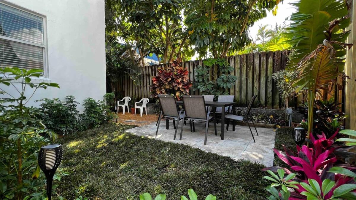 Charming 2 Bedroom Apartment In Victoria Park Fort Lauderdale Exteriör bild